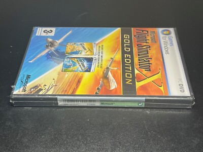 Microsoft Flight Simulator X Gold Edition PC 2008 CIB for sale