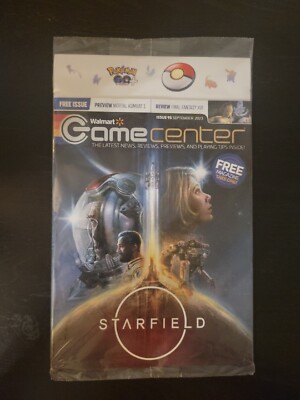 Walmart Game Center Video Game Magazine September 2023 Pokémon Final Fantasy