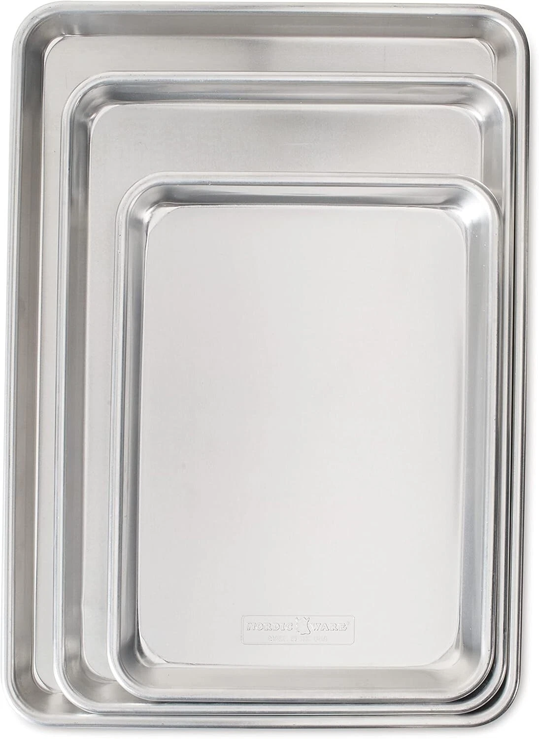 Nordic Ware Naturals Aluminum Bakeware 3 Piece Baker's Delight Set