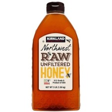 Kirkland Signature Northwest Raw  Unfiltered Honey, 48 oz