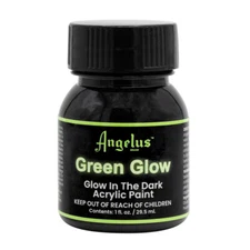 Angelus Green Glow - Glow in the Dark Acrylic Leather Paint (1 oz)