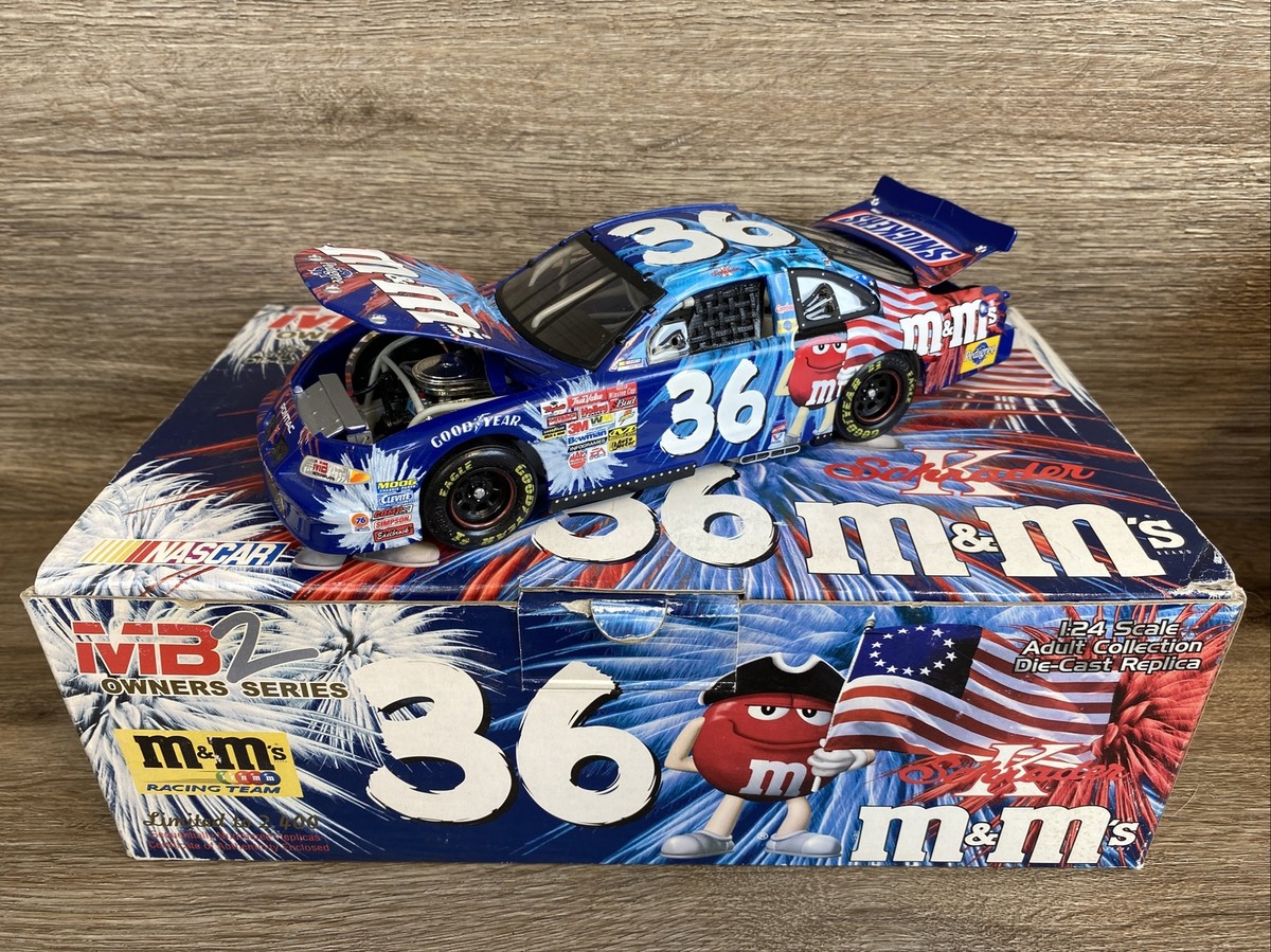 36 Ken Schrader M&M's 4th Of July 2002 Grand Prix 1:24 Scale Die