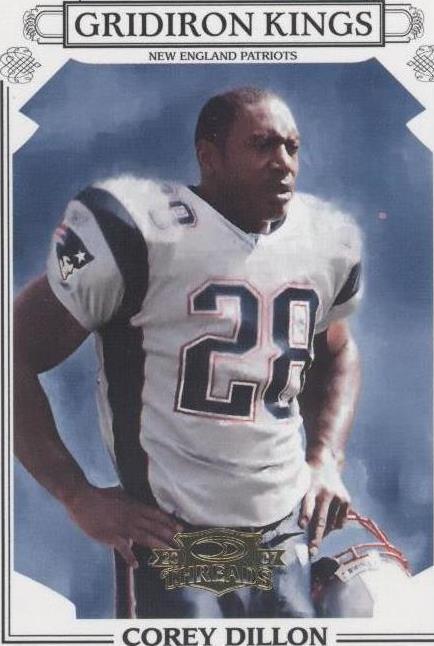2007 Donruss Threads Corey Dillon #PGK-9 - 1 of 2