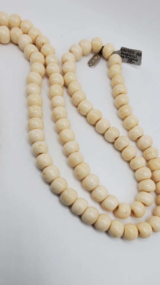 NUEVO Collar de plata y negro crema medieval Lisa Freede diseñadora de joyas de celebridades Foto 3 de 4