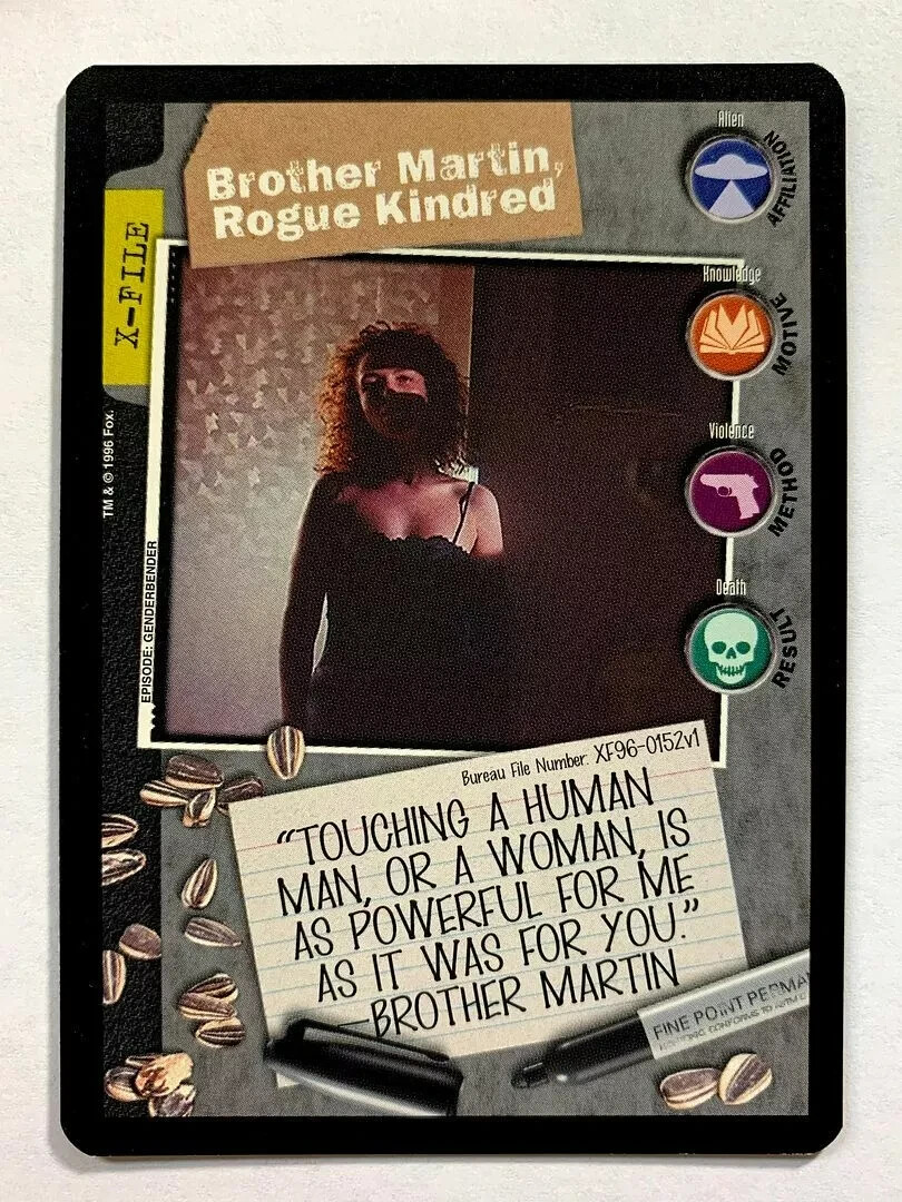 BROTHER MARTIN, ROGUE KINDRED 1996 X-Files CCG Fixed Common