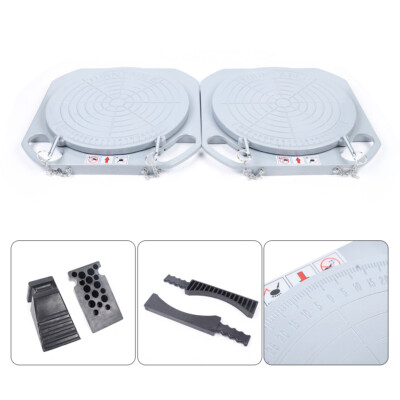 5Ton Wheel Alignment Turn Plates Car Truck Front End Wheel Tool Durable One Pair