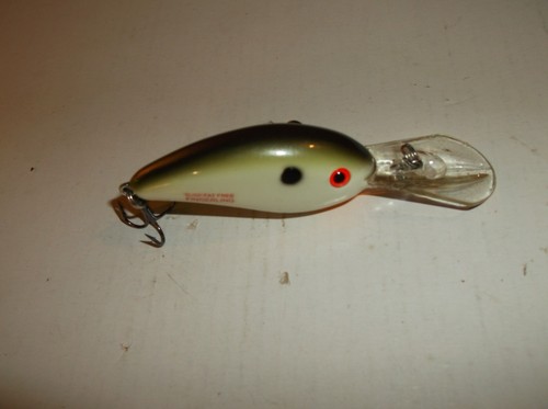 VINTAGE EXCALIBUR SUSPENDING FAT FREE FINGERLING FISHING LURE CRANK BAIT - Picture 3 of 6