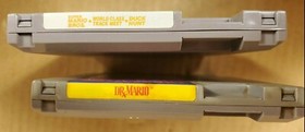 Lot of 2 NES games Dr. Mario, Super Mario/duck hunt/Track Meet Tested Working