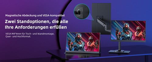 UPERFECT 17,3 Zoll 2K QHD Tragbarer Monitor Erweitern Bildschirm Für SAMSUNG DEX - Bild 8 von 8