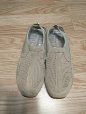 Easy Spirit Shoes Womens 10 M Comfort Slip On Tan Leather Mesh Exclent condition