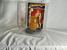 Indiana Jones, Sankara Stone, Solid  Amber Resin, Jungle Stand, Case
