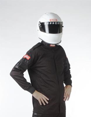 RaceQuip 111007 Pyrovatex 110 Series SFI-1 Single Layer Jacket Black 2X-Large
