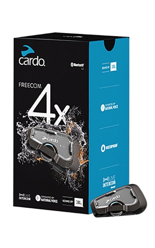 Freecom 4X JBL solo intercom Cardo moto bluetooth étanche