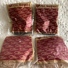 Mixed Lot 4 Silkies TLC SUPPORT X-Queen Pantyhose 2 Natural 1 Navy 1 Black