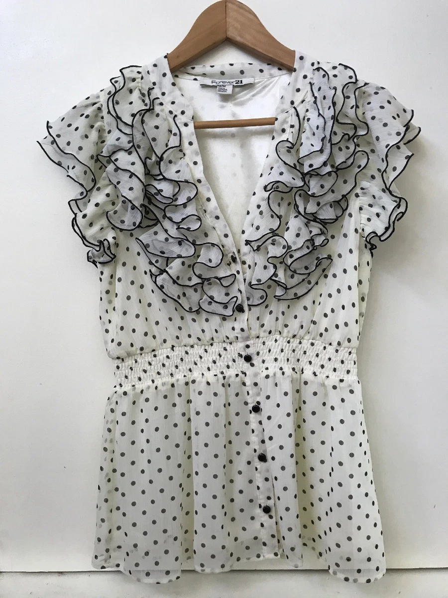 Blusa negra outlet forever 21