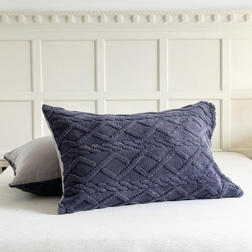 3 Piece Borrego Knitted Sherpa Comforter Set Reversible Bedding Set All Season - Picture 26 of 87