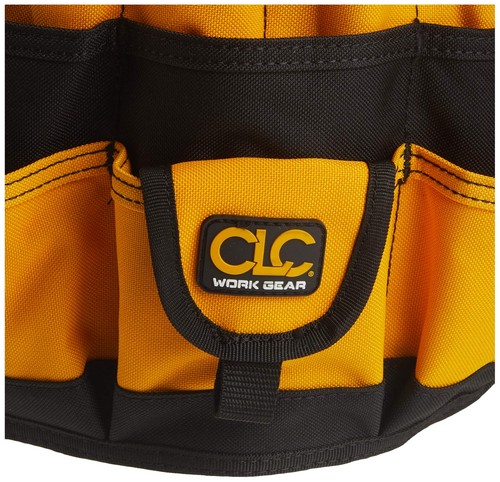 CLC Custom Leathercraft 4122 In & Out Bucket, 61 Pocket, Black/Yellow - Picture 4 of 7