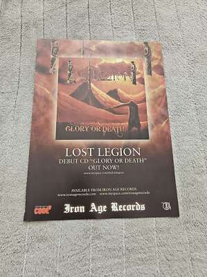 FPOT217 MAGAZINE ADVERT 12X9'' LOST LEGION : GLORY OR DEATH
