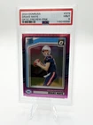 2024 Donruss - Rated Rookie Drake Maye #379 Optic Preview Pink Prizm PSA 9
