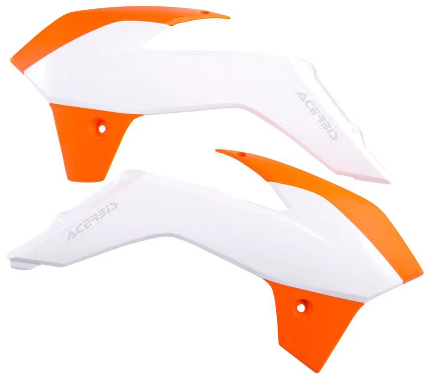 Cubiertas de radiador Acerbis - naranja/negro moto moto moto 2314261088 Foto 2 de 4