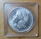1891-O Morgan Dollar AU + - bright white