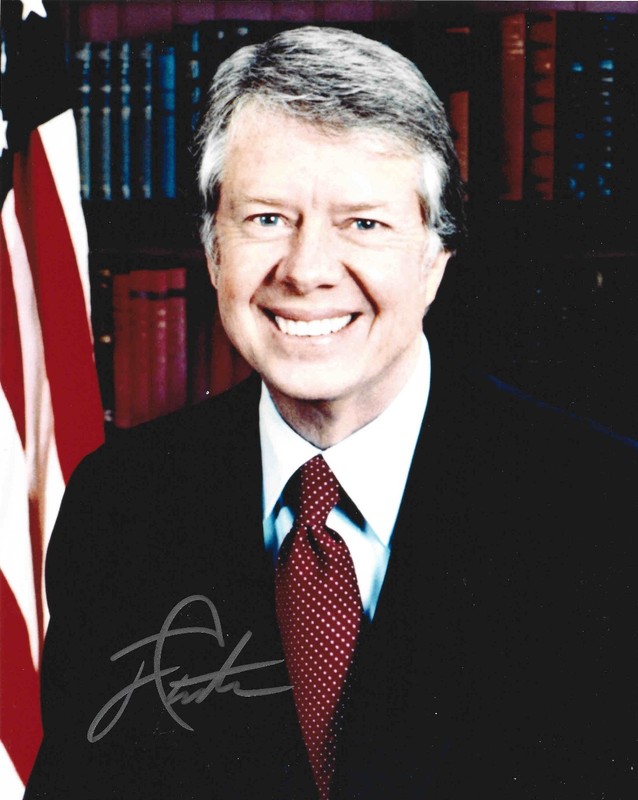 JIMMY CARTER (+2024) - President of the United States (1977-81)- Autograph Photo