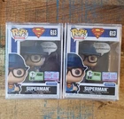 2 X Funko Pop Superman ECCC 2026 Con Sticker Exclusive LE 1500 IN HAND
