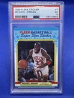 MICHAEL JORDAN 1988 FLEER STICKER #7 PSA 5 EX CHICAGO BULLS G.O.A.T.