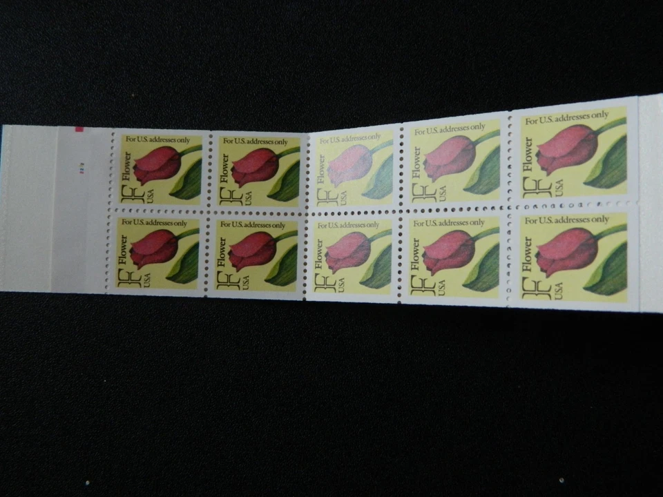 US SC# 2520A BK184 F SERIES YELLOW COVER MNH - Image 2 of 3