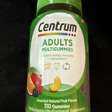 Centrum Adults Multigummies Supports Energy, Immunity & Metabolism 110 Ct
