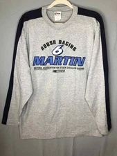 Chase Authentics Nascar Roush Racing Mark Martin 6 Mens Shirt sz L Vintage