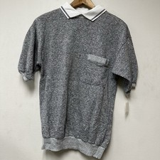 Porsha By Winer Women?s Medium M Short Sleeve Pullover Collared Shirt Vintage