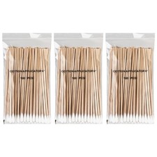 300PCS 6" Long Cotton Swabs with Wooden Sticks