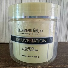 Dr Jeannette Graf MD Rejuvenation Retinol Body Butter 8 oz Sealed Jar