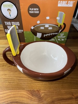 THE MUG WITH A GOAL POST GAME ON EDITION 15 Oz. Cold Or Hot