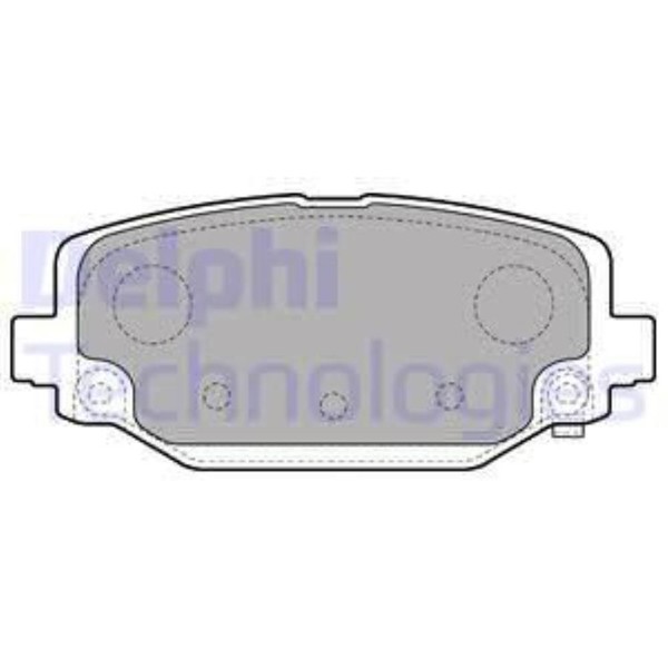Delphi BremsbeläGe Hinten FüR Fiat Freemont Chrysler Grand Voyager V-image