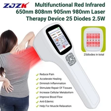 Class 4 Cold Laser Therapy for Lower Back Pain Sciatica 650nm 808nm 905nm 980nm
