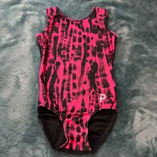 Plum Practicewear Pink animal Print Adult XS EUC