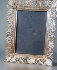 Vintage Ornate Hollywood Gold Filigree Floral Picture Frame Retro