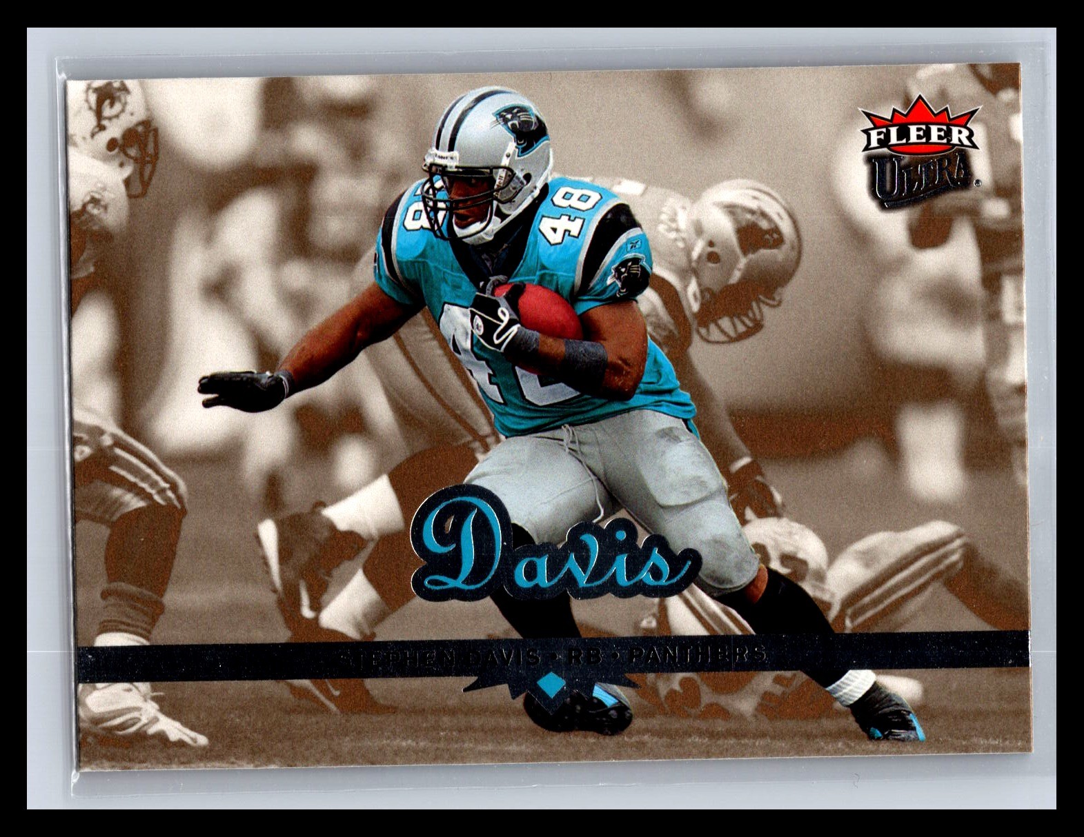 2006 Fleer Ultra #27 Stephen Davis Gold Medallion Carolina Panthers