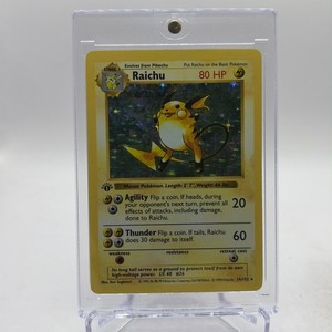 1st Edition Shadowless Raichu | eBay