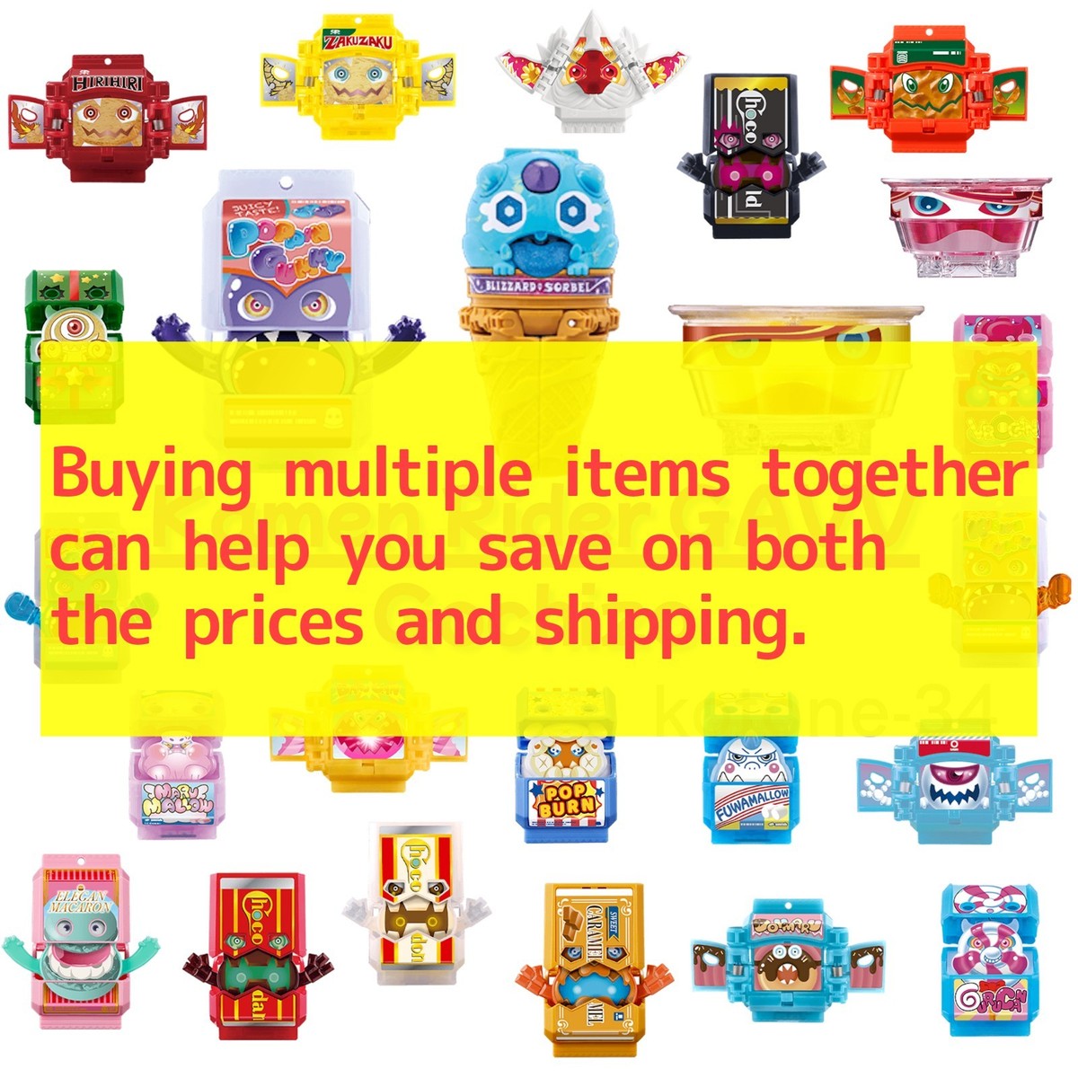 まかろん Kamen Rider GAVV Gochizo DX -You Pick & Choose -Bandai