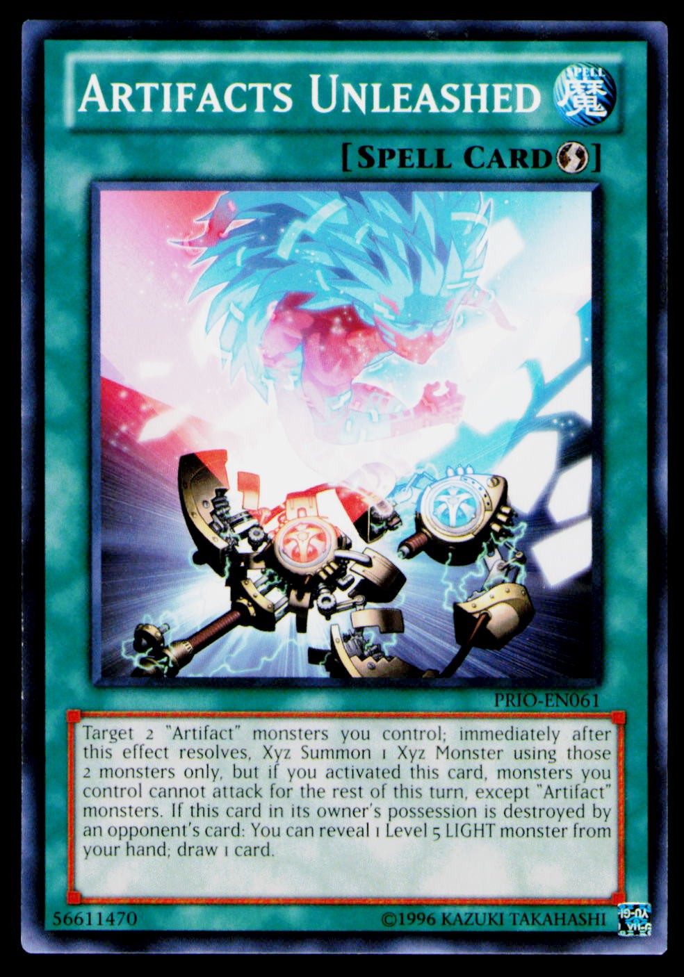 Primal Origin #PRIO-EN061 Artifacts Unleashed