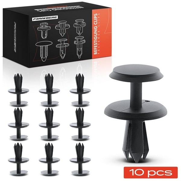 Frankberg 10X NYLON-CLIP Schwarz StoßFÄNger Passend FüR Mercedes A-KLASSE AMG C--image