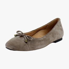 Vionic Klara Womens Flats Driftwood Suede