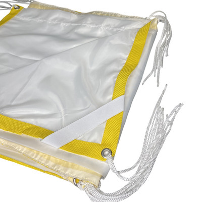 12x12 3.6x3.6m White Artificial Silk Cloth with Carrying bag for U.S.