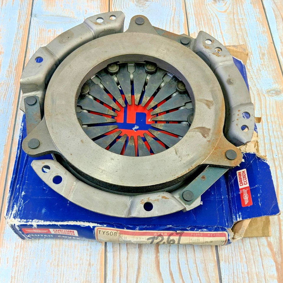 Cubierta de placa de presión de embrague Daikin TY508 para Toyota Starlet 1981-1983 3121012042 Foto 2 de 4