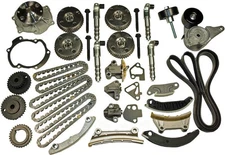Engine Timing Chain and Accessory Drive Belt Kit with Water Pump 9-0753SK6A
