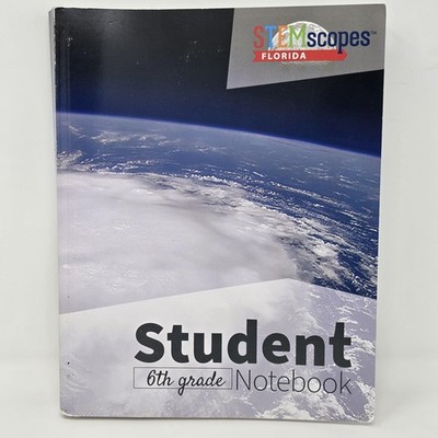 STEMscopes Florida Student Notebook 6th Grade Science Workbook Softcover Book