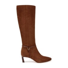 New Veronica Beard Kenzie Mid Heel Tall Boot Cedar Sz 7